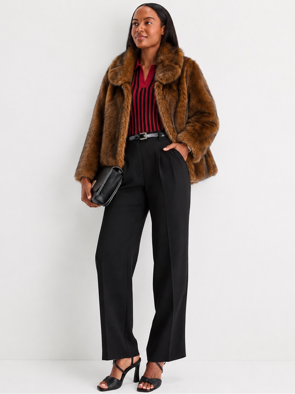 Worthington Faux Fur Coat – NWT (New With Tags) – Women’s